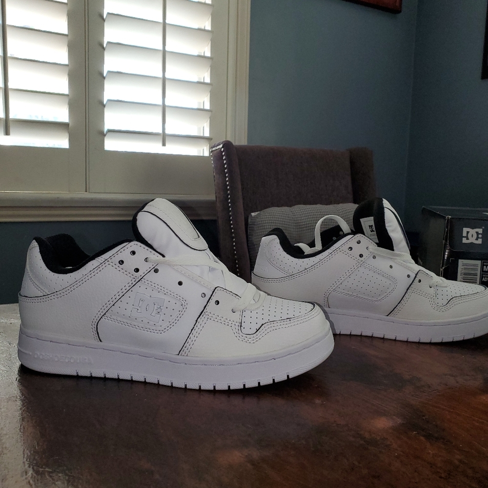 DC Manteca Men's Shoes White/Black : 7.0 leather